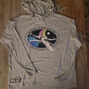 Star Wars Light Gray X-Wing Starfighter Hoodie